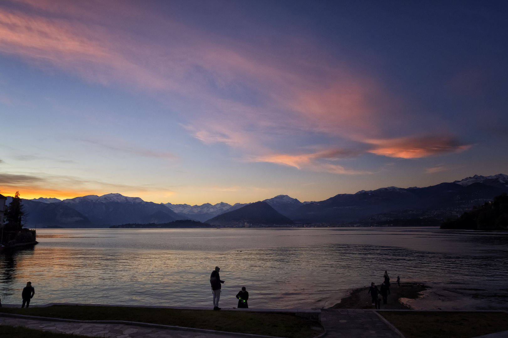 Tramonto da Laveno