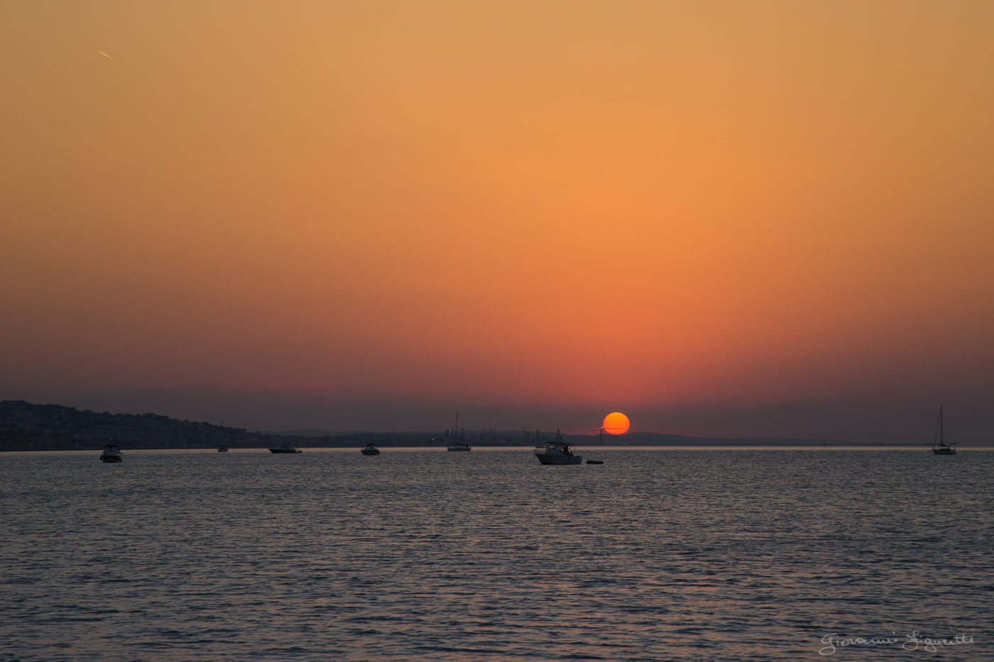 Tramonto da Marina Dorica