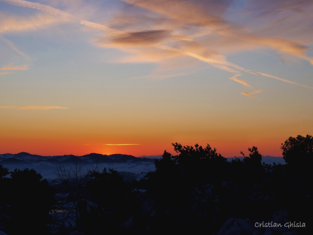 tramonto da Novilara