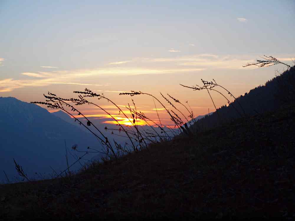 Tramonto dai prati di Brizzot