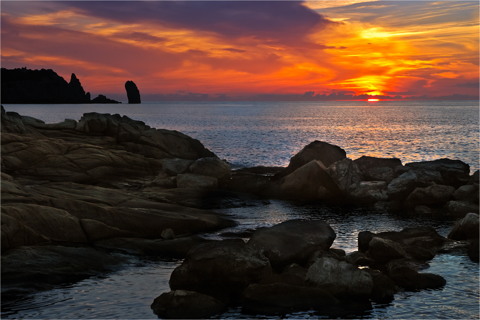 Tramonto dal Giglio