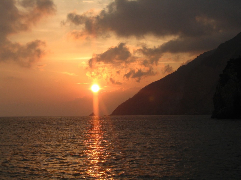 Tramonto dal Golfo dei Poeti...