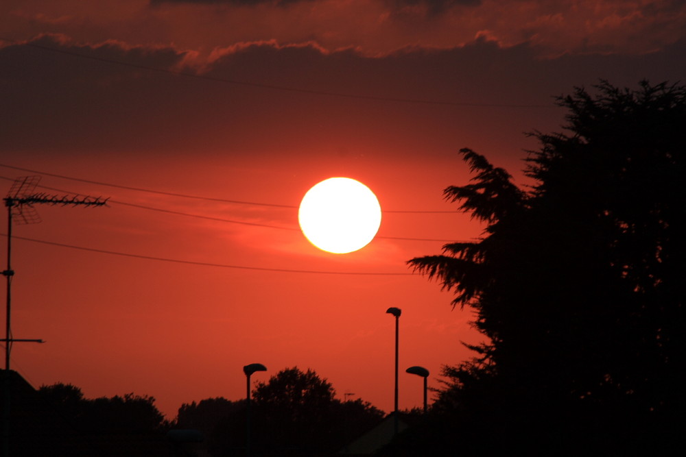 Tramonto dal mio balcone