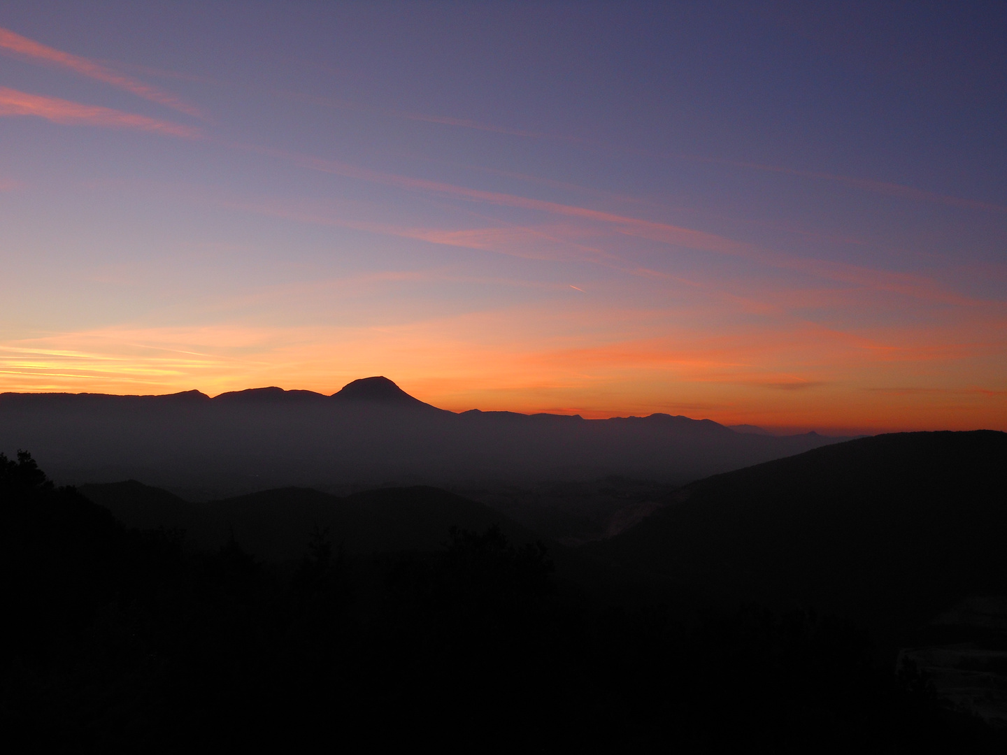 Tramonto dal Monte Acuto