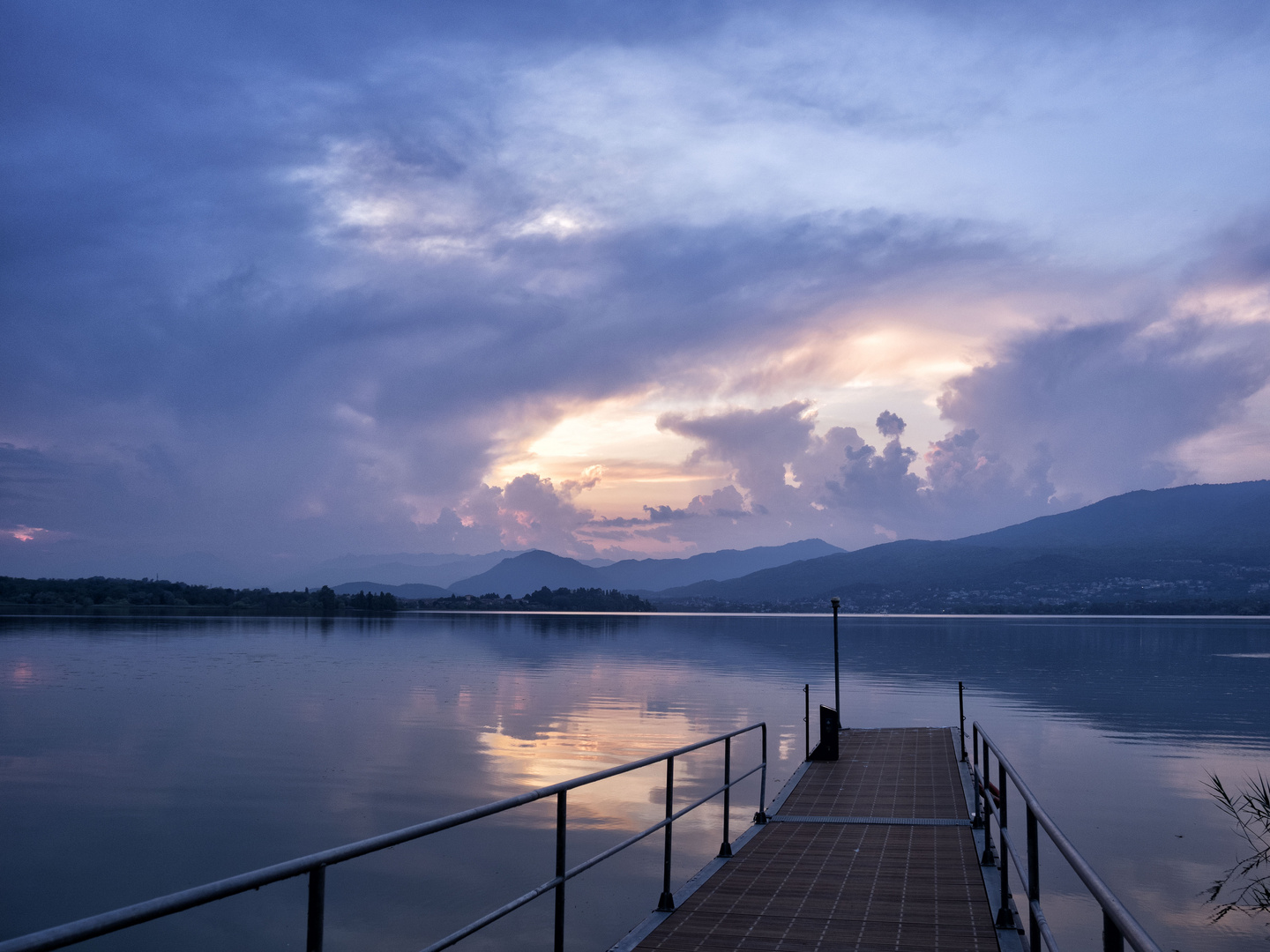 Tramonto dal pontile