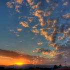 Tramonto dal terrazzo di casa