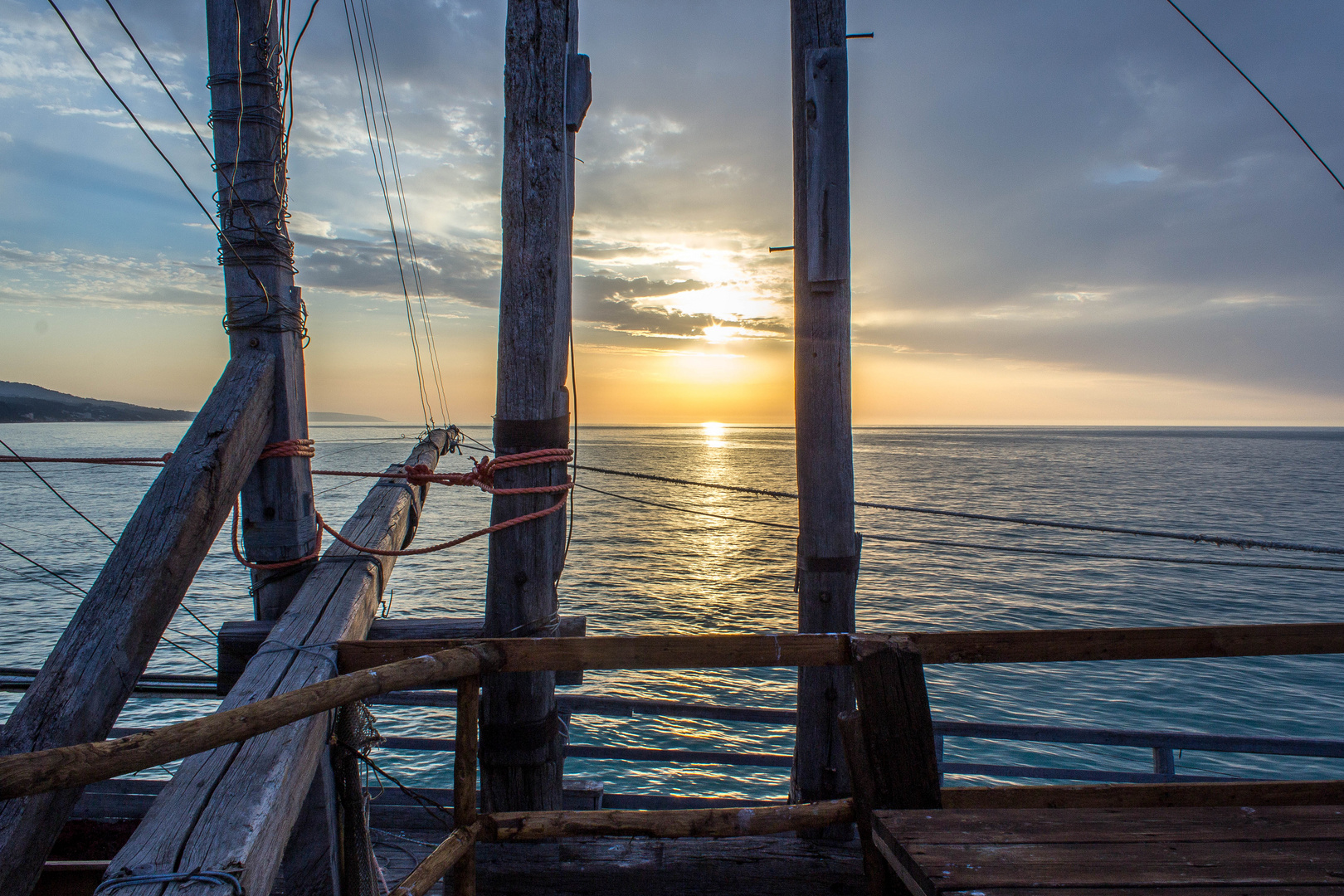 tramonto dal trabucco(peschici)