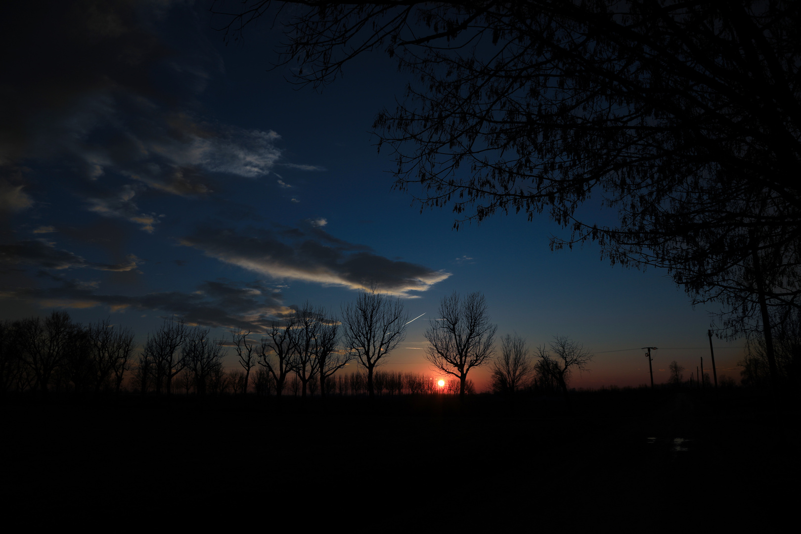 tramonto dalla senigola