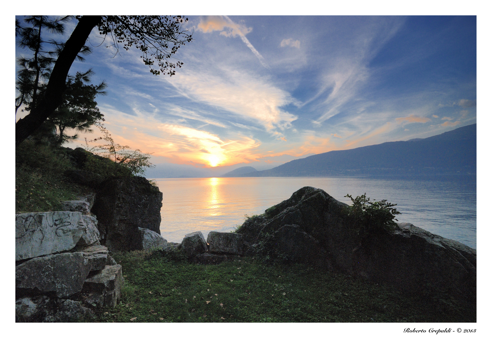 Tramonto dalle Fornaci di Castelveccana