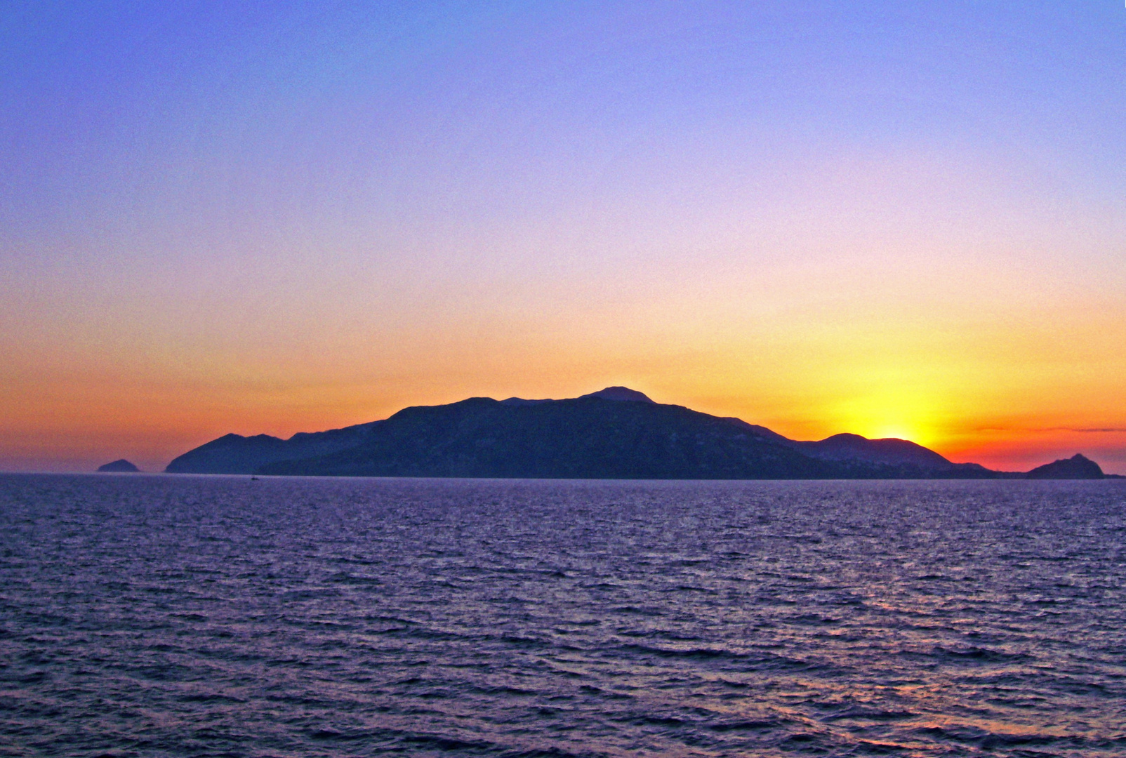 Tramonto d'autore ad Ischia