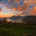 Tramonto d'Autunno sul lago