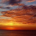 tramonto davanti a Marina di Pisa