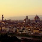 Tramonto del Sole in Firenze