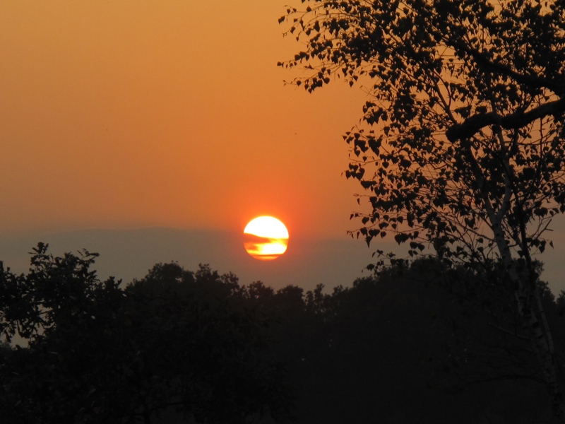 tramonto delle baragge di gattinara