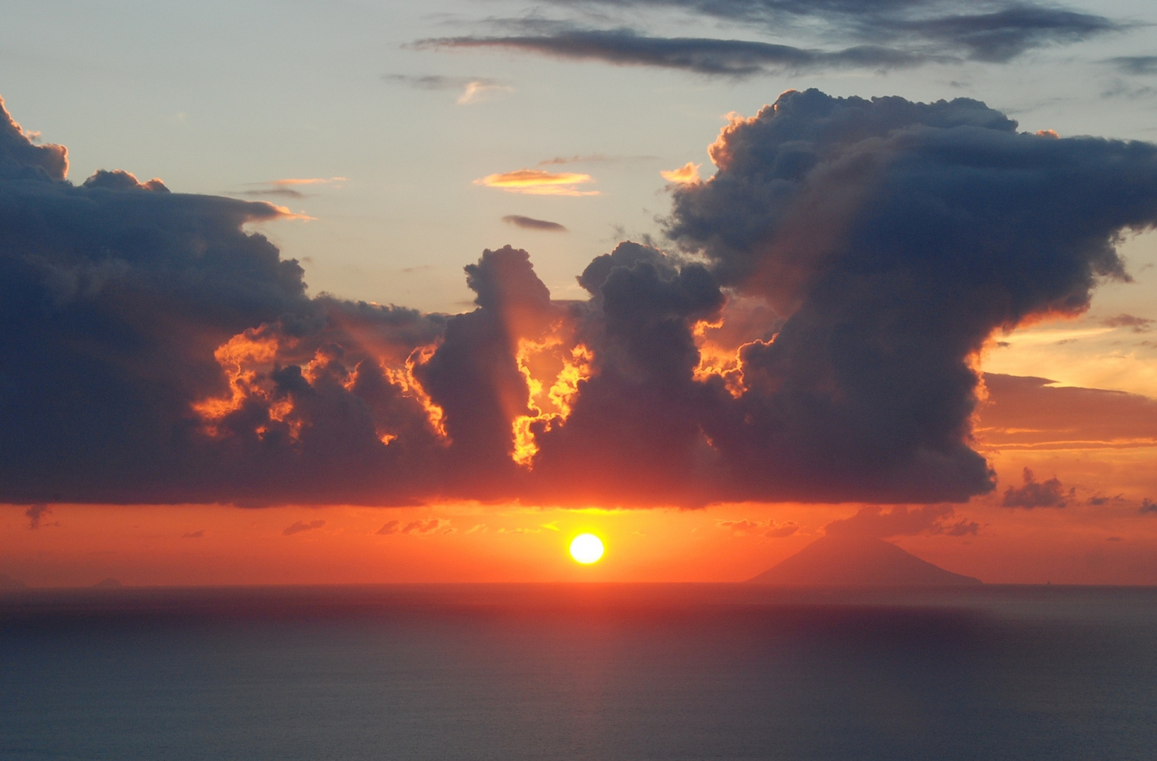 Tramonto di Calabria mare Tirreno Foto Immagini paesaggi, albe e
