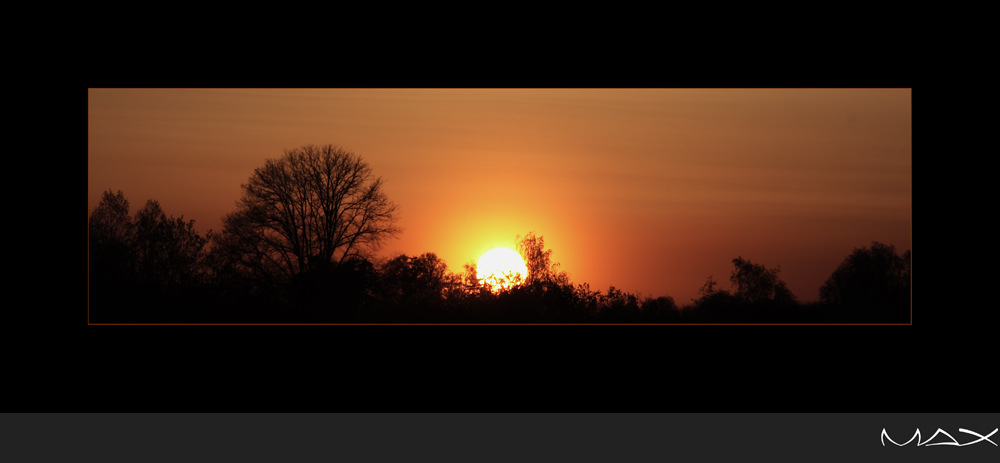 Tramonto di casa mia