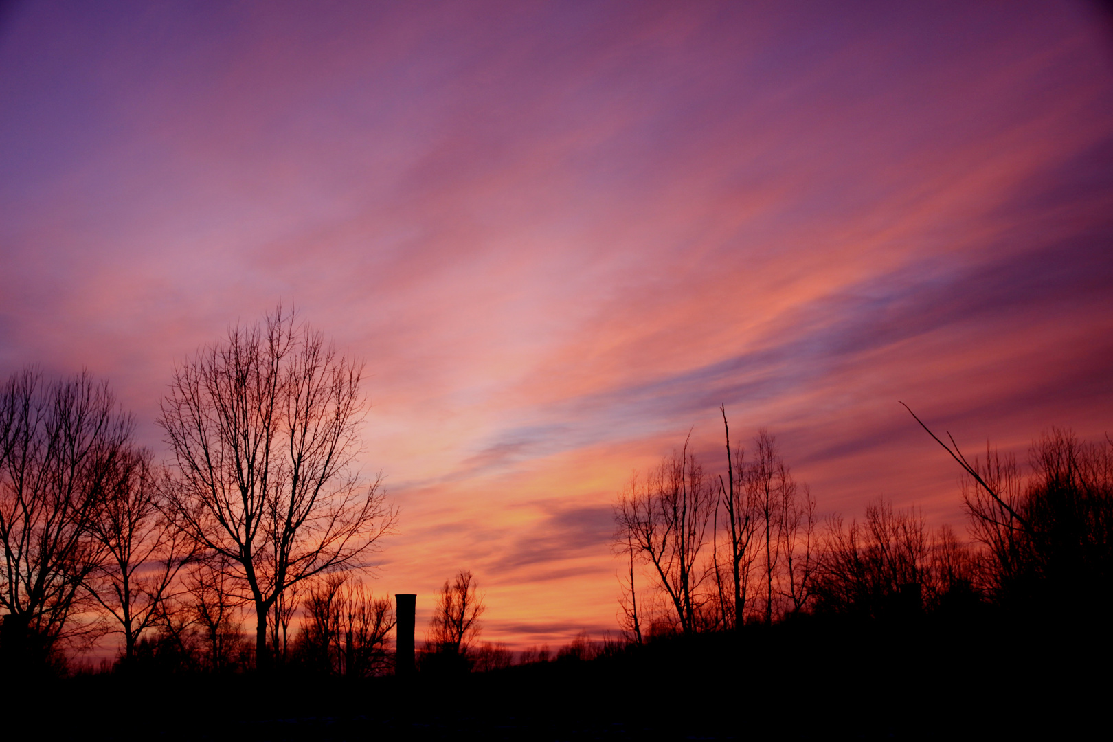 tramonto di fuoco