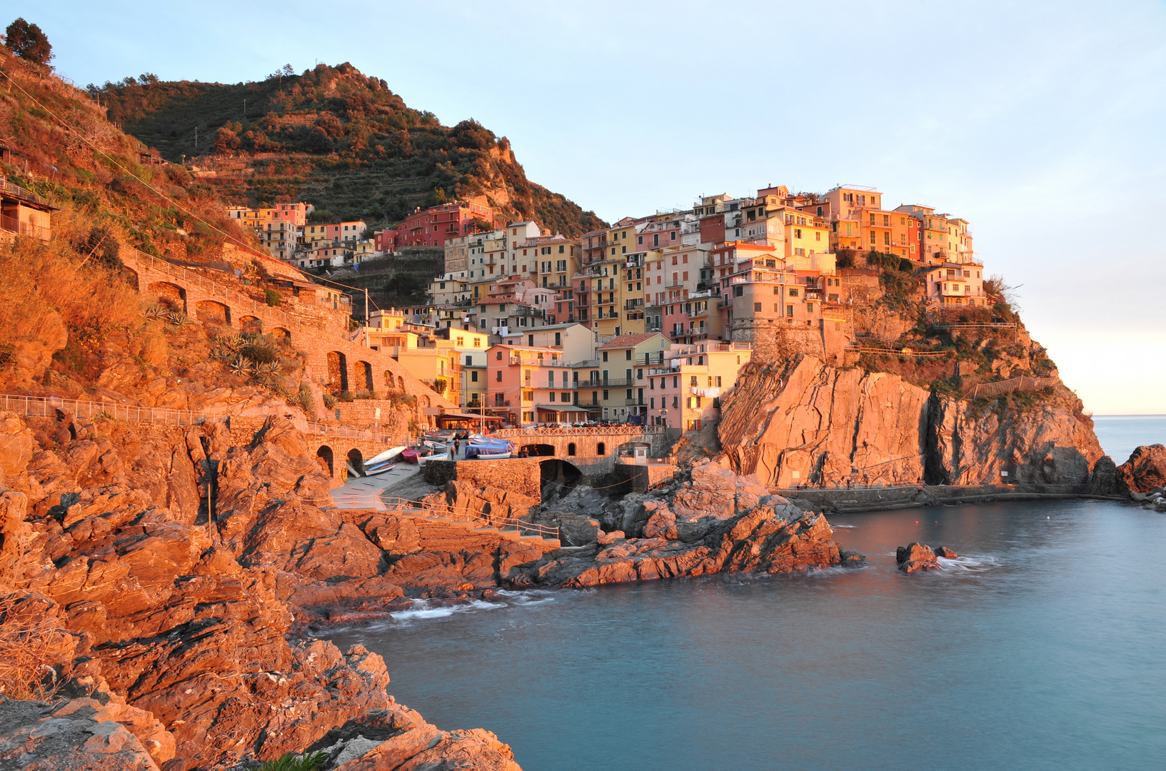 Tramonto di Manarola