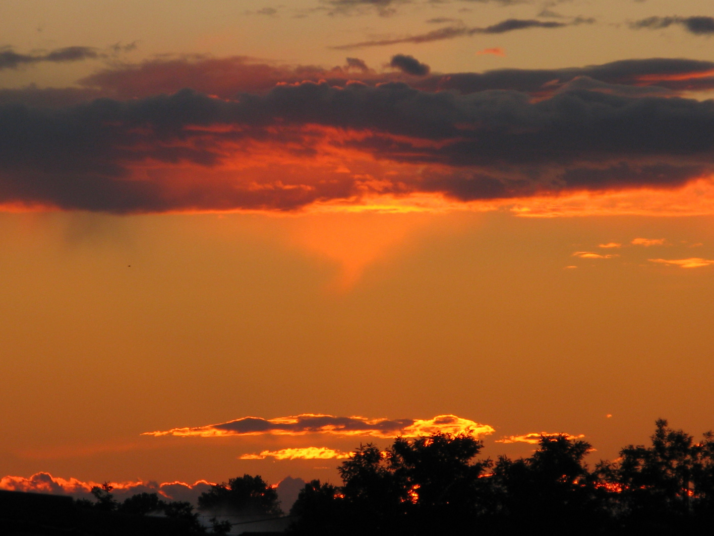 Tramonto di pianura