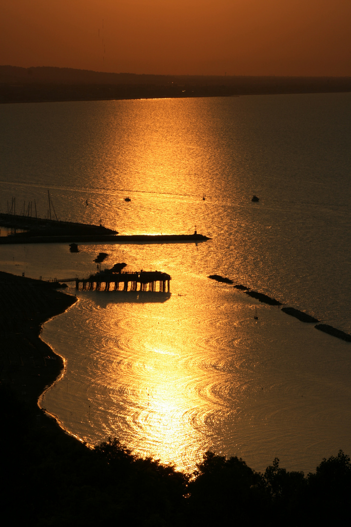 Tramonto d'incanto da Gabicce Monte ( da Vi racconto la mia Terra)