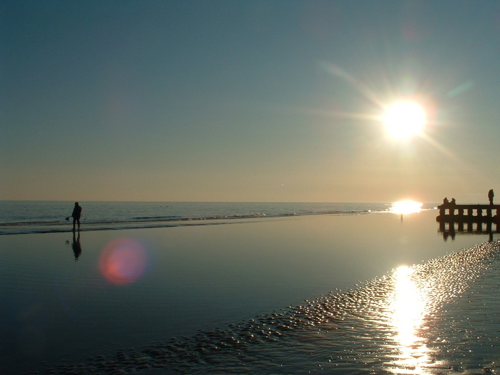 Tramonto d'inverno a Jesolo