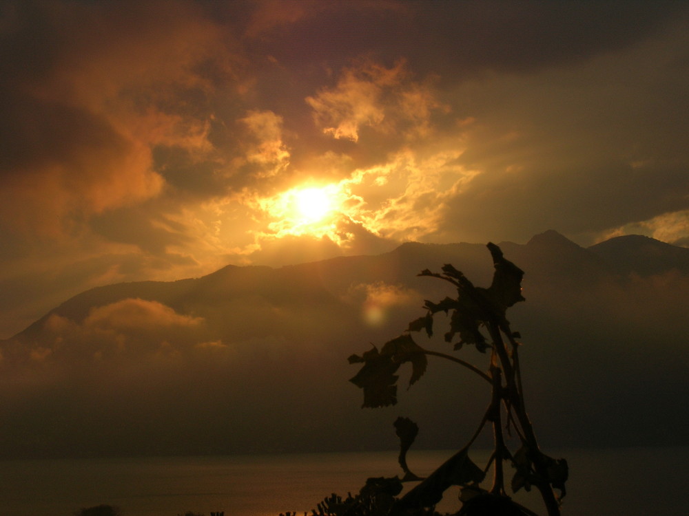 tramonto dopo la tempesta