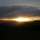 Tramonto fra le colline toscane..