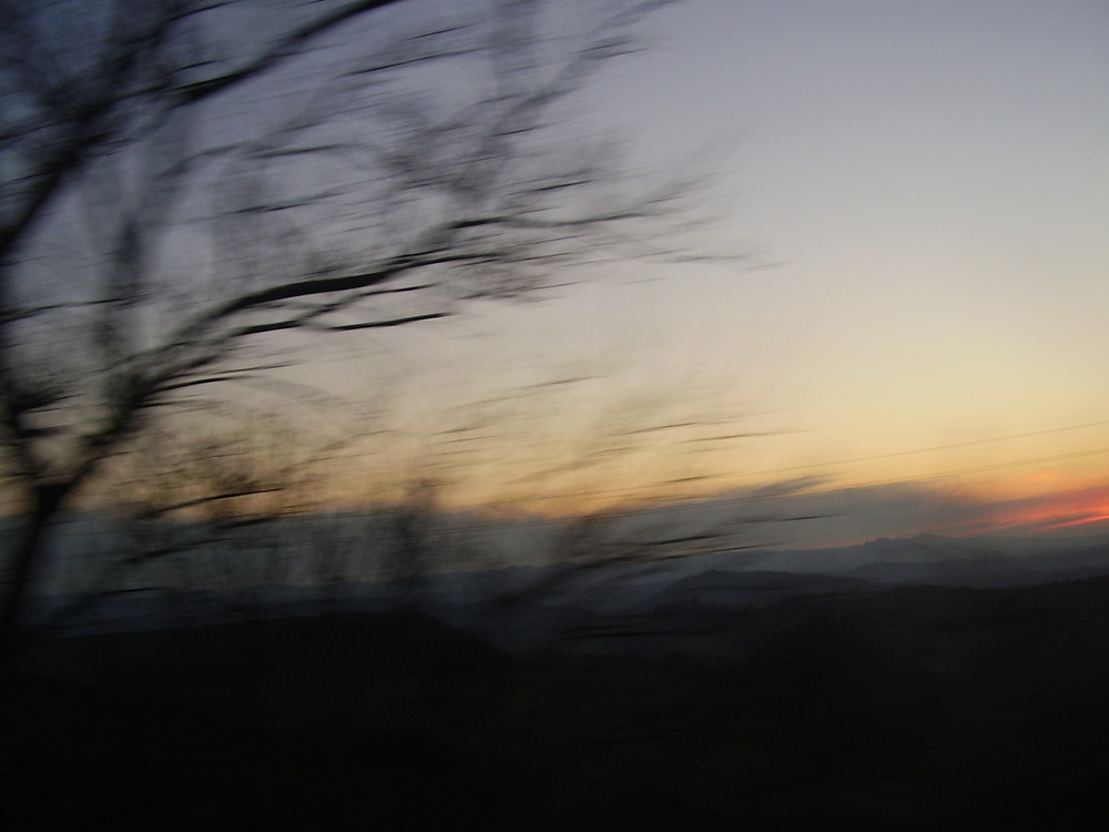 Tramonto fugace - Colli Senesi