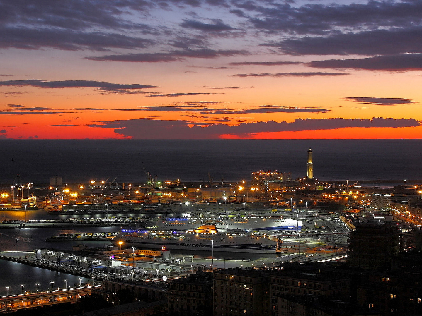 Tramonto - Genova