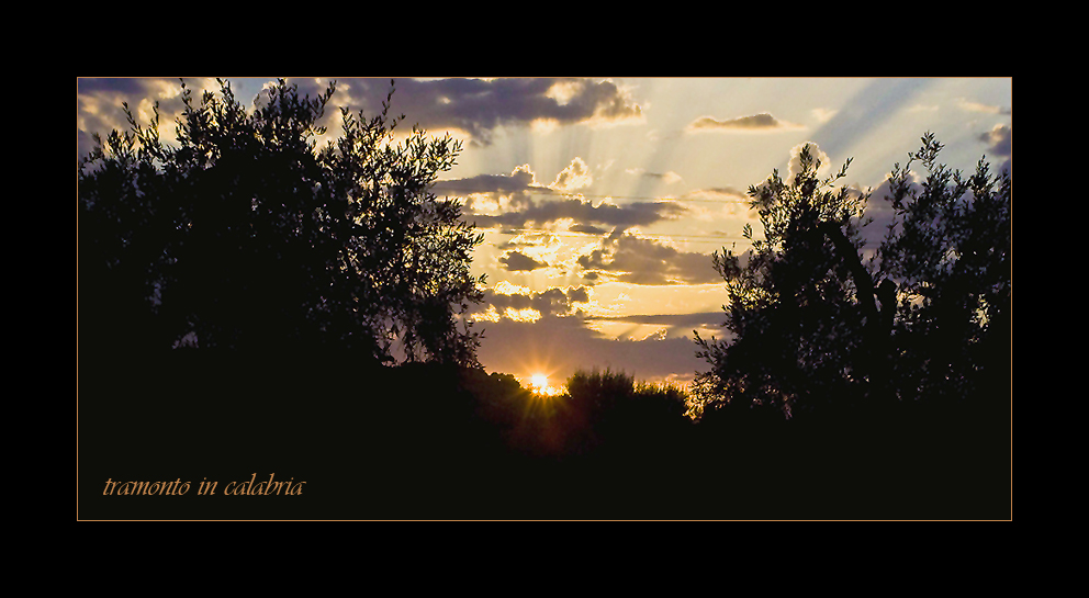 tramonto in calabria