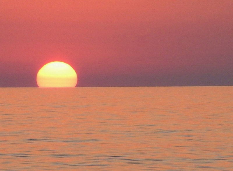 Tramonto in Calabria, terra che amo.