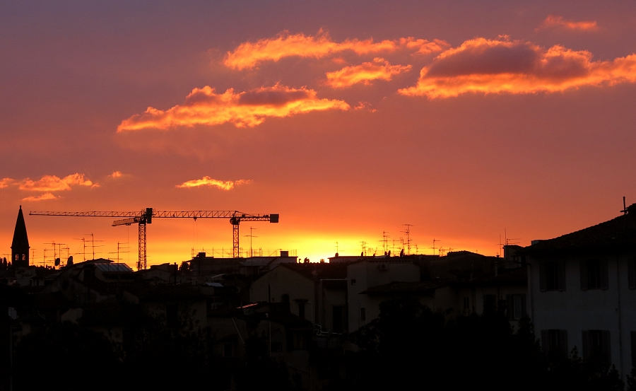 Tramonto in città