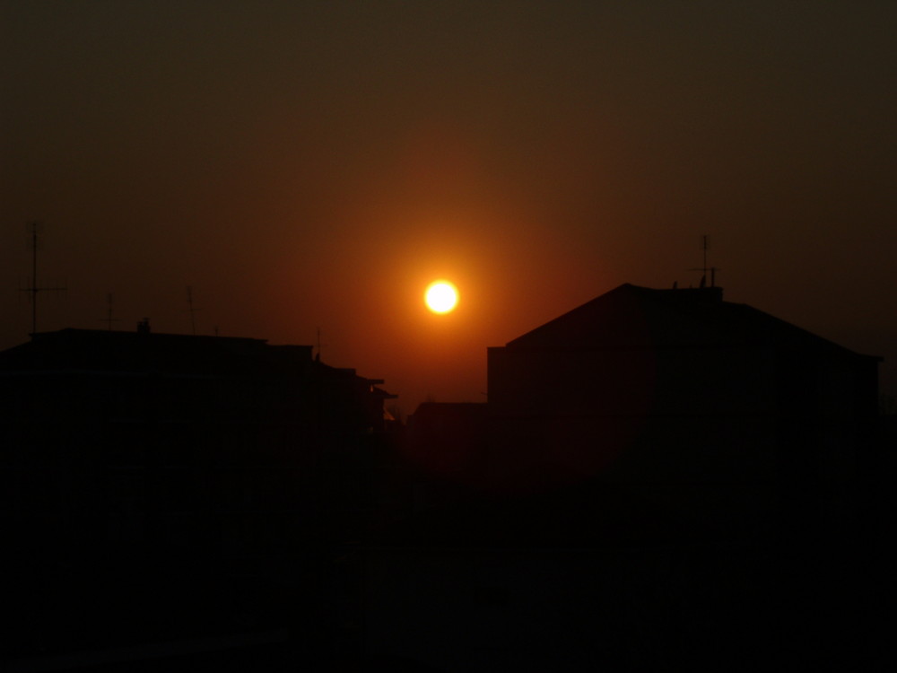 Tramonto in città