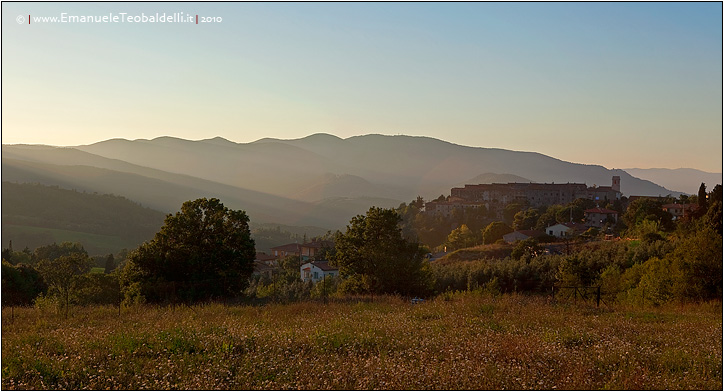 Tramonto in collina