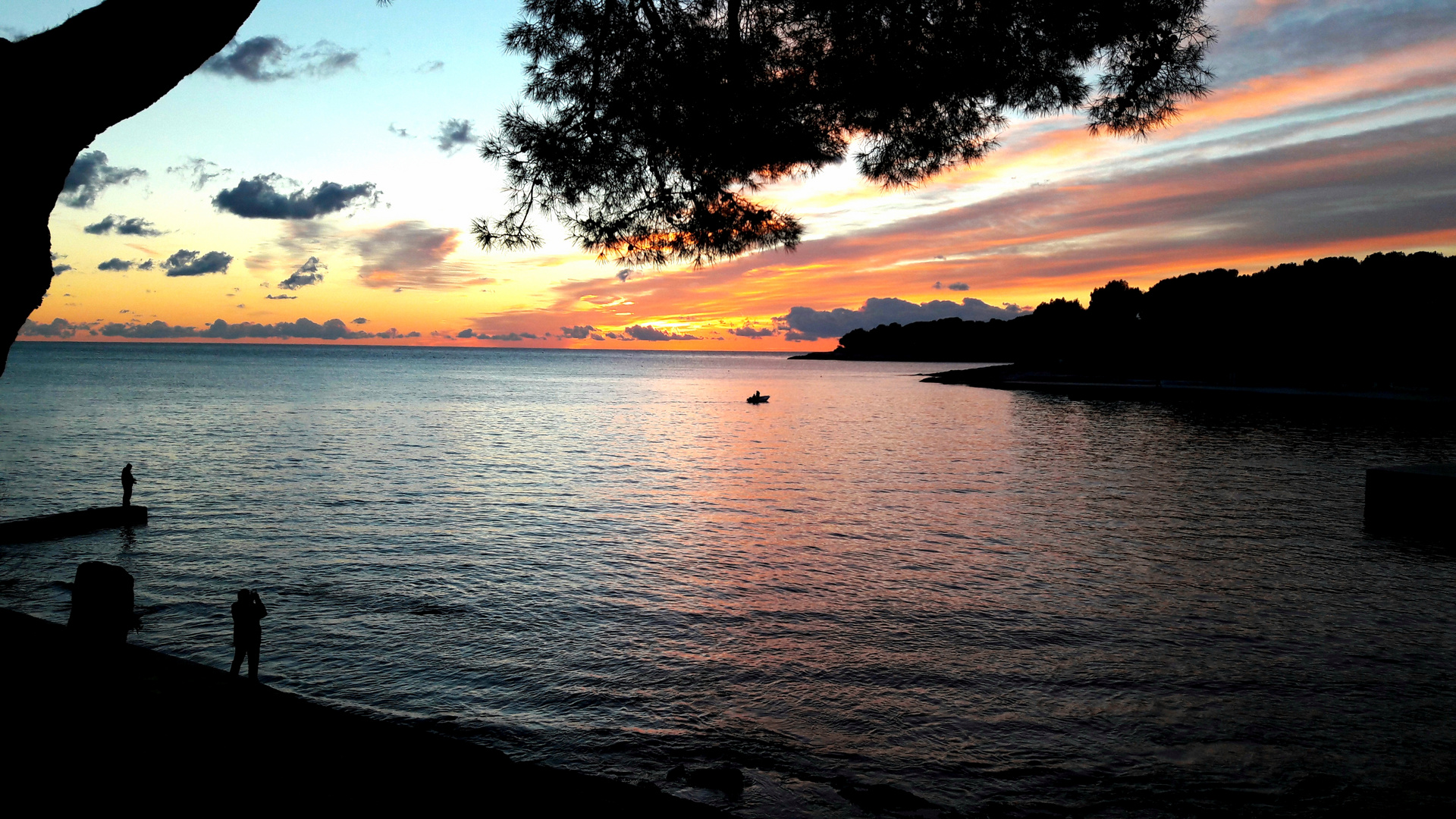 Tramonto in Croazia