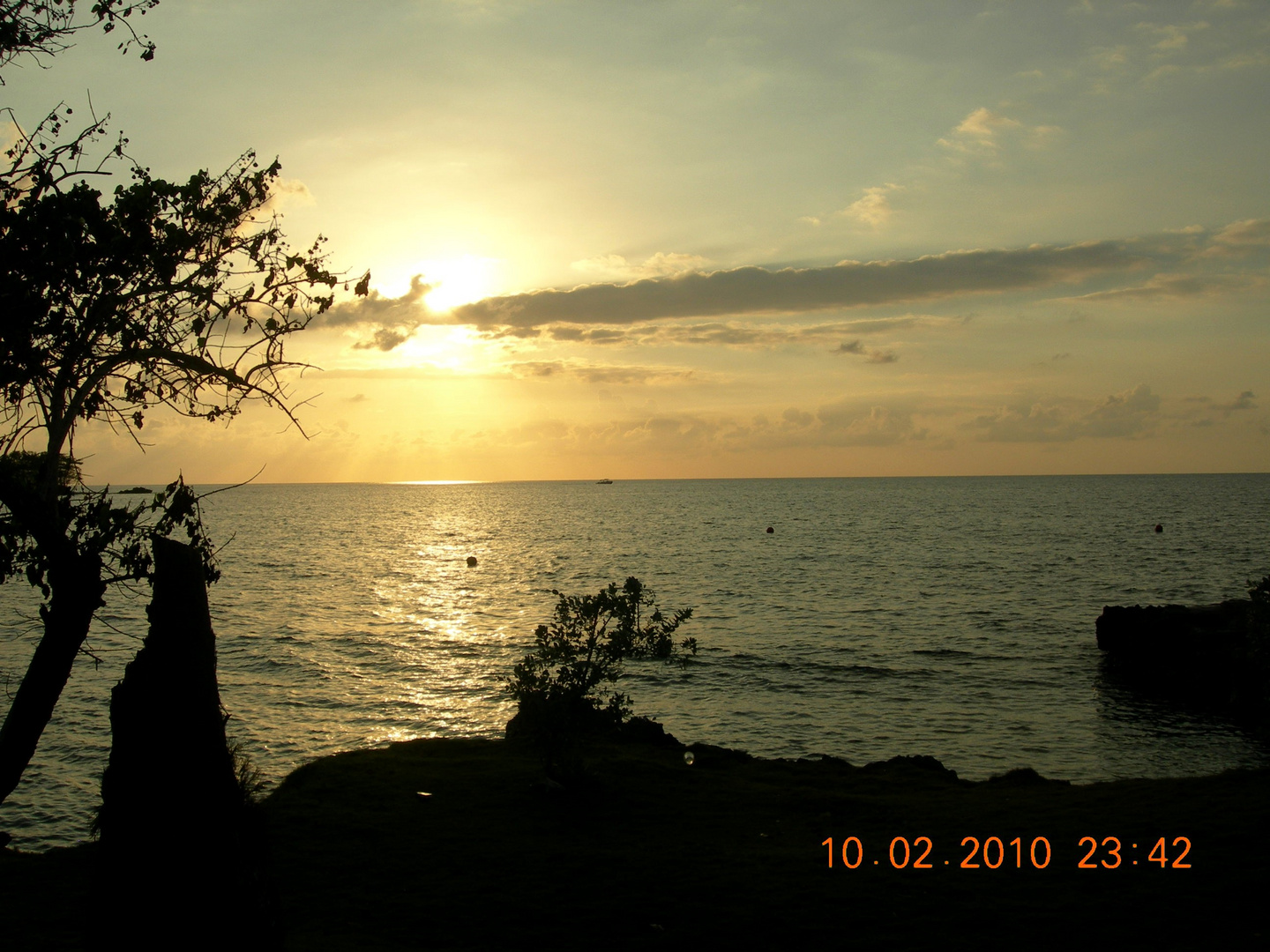 tramonto in giamaica