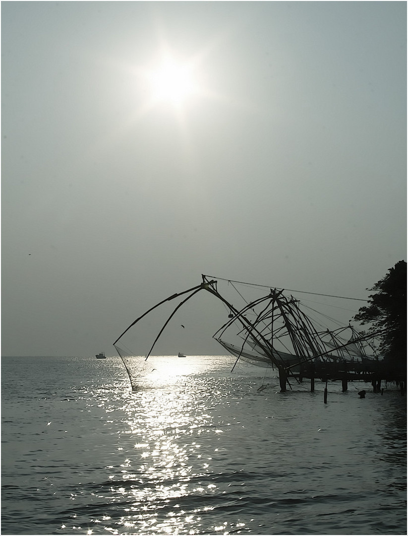 Tramonto in Kerala