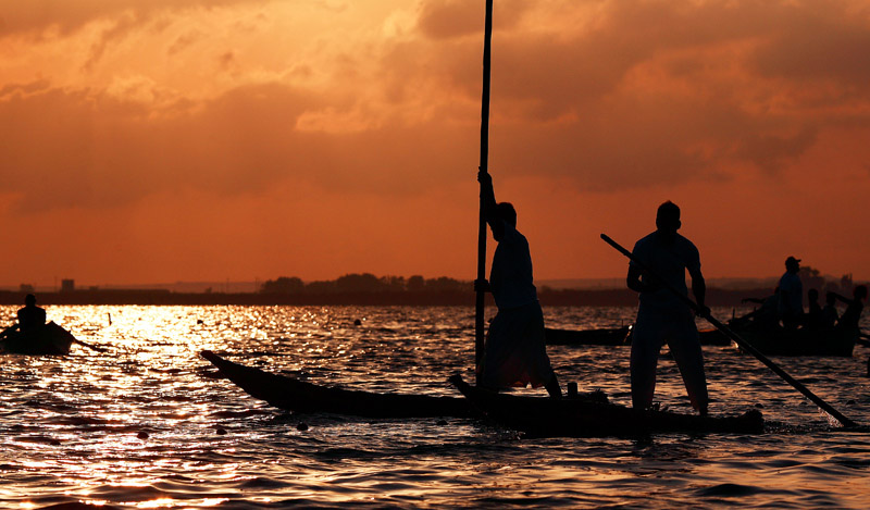 Tramonto in laguna