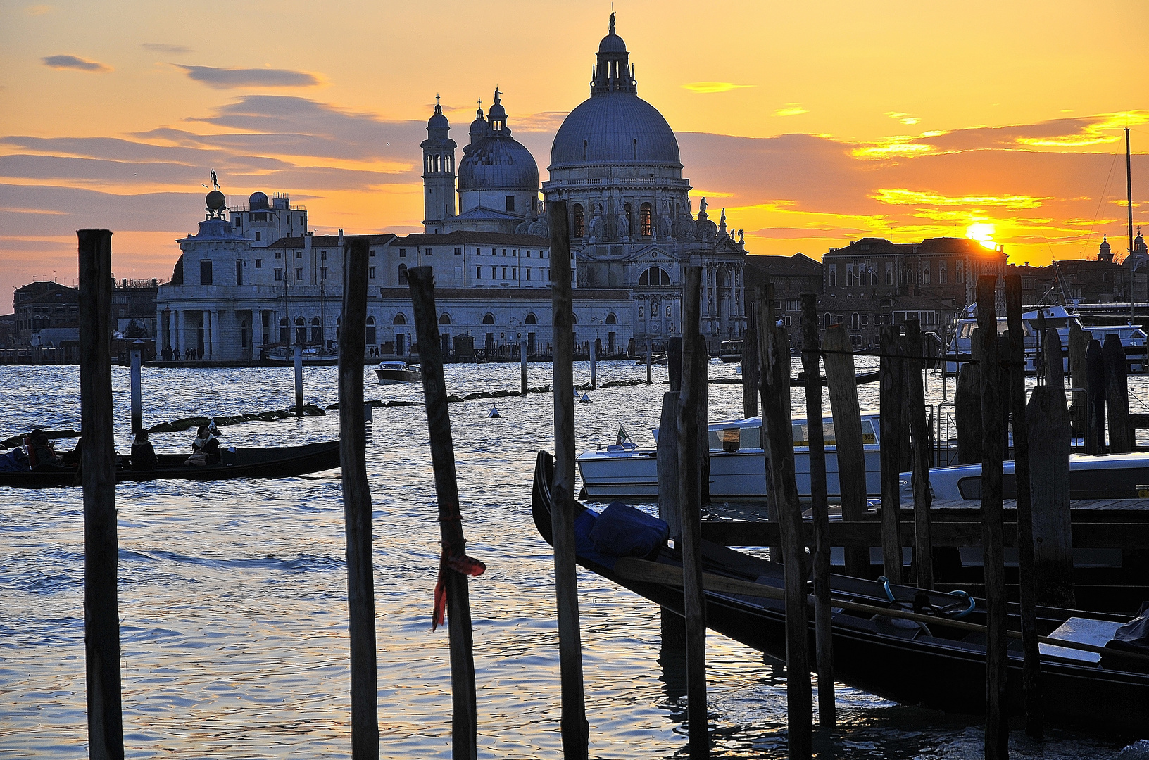 Tramonto in laguna