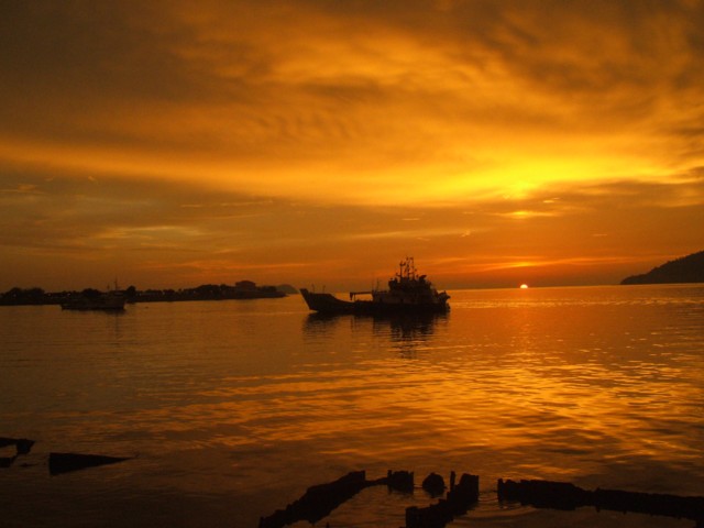 Tramonto in Malesia