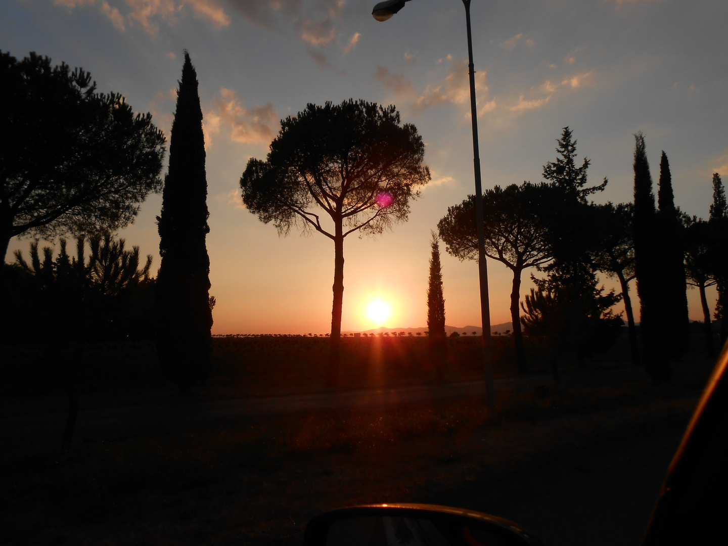 tramonto in maremma