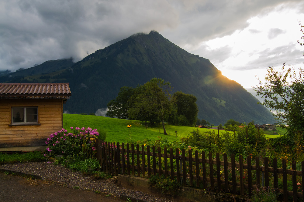 Tramonto in montagna....