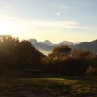 tramonto in montagna