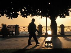 tramonto in piazza (Sciacca)