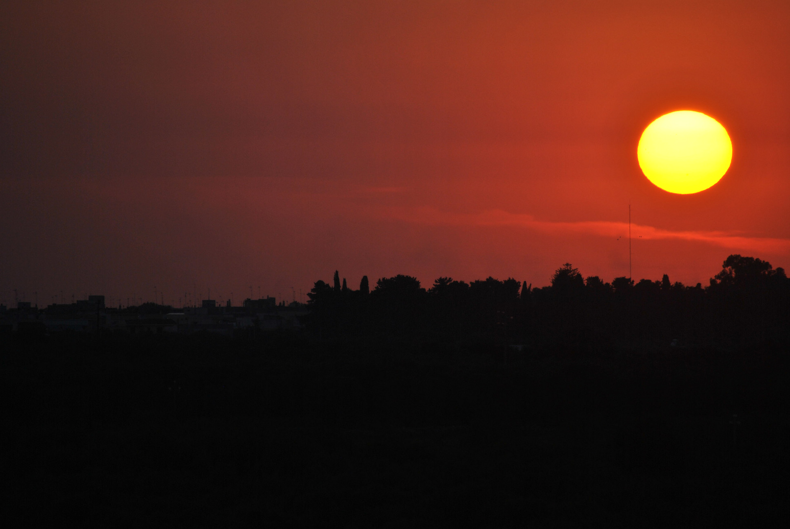 tramonto in Puglia
