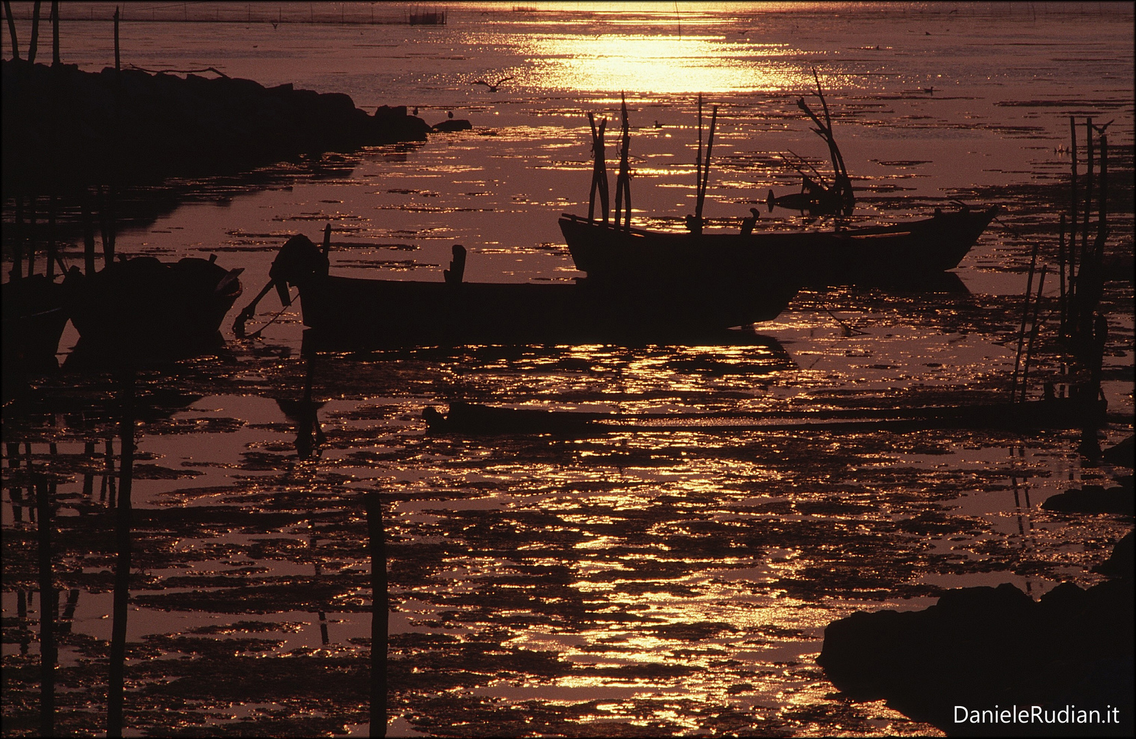 Tramonto in sacca - Delta del Po