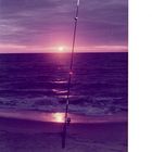 tramonto in sardegna visto da un pescatore .Marina di Arbus anno 1979
