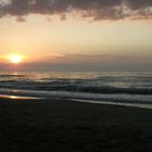 Tramonto in spiaggia