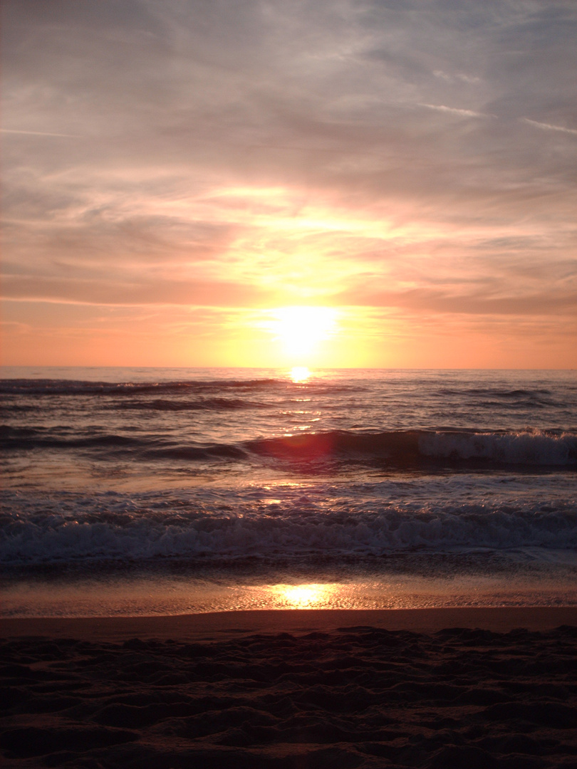 tramonto in toscana