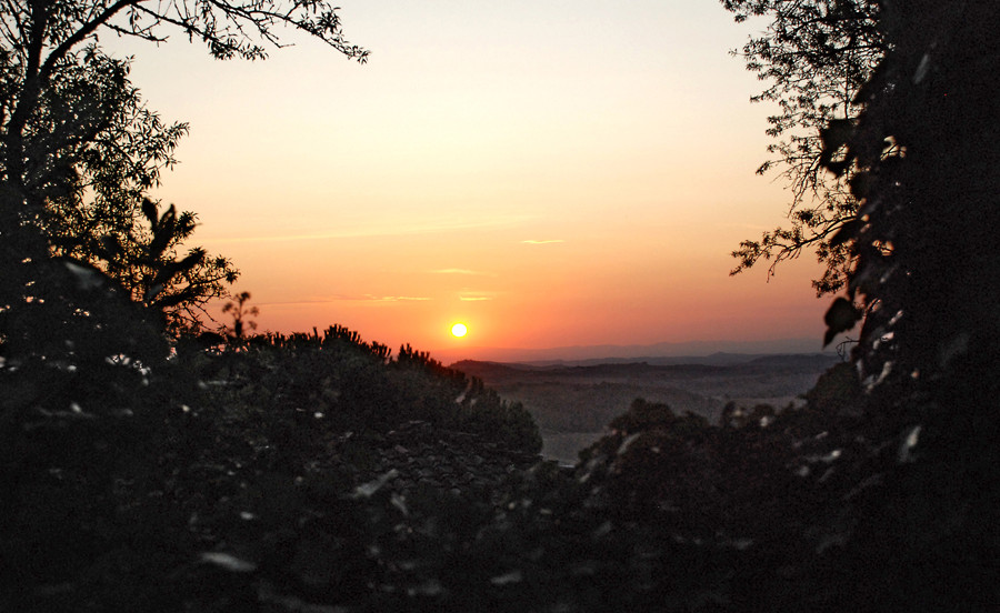 Tramonto in Val D'Orcia 2